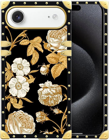 for iPhone 17 Air Case Luxury Golden Decoration by Unknown