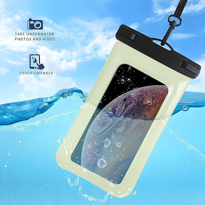 Floatable Soap Bubble Waterproof Phone Pouch Case - Image 5