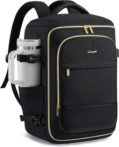 LOVEVOOK 40L Travel Backpack Carry on Flight Approved, Personal Item Bag by LOVEVOOK