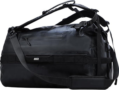 MIER Waterproof Duffel Bag Motorcycle Dry Bag Backpack Large Roll-Top Heavy by MIER