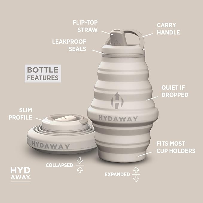 HYDAWAY 17oz Collapsible Water Bottle - Image 5