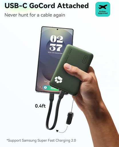 INIU Portable Charger, Ultra Slim 10000mAh 45W PD Power Bank, Fast Charging - Image 4