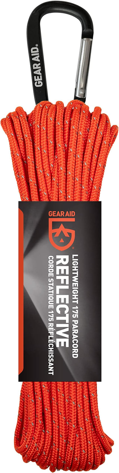 GEAR AID 175 Paracord, Lightweight Visible Guyline by GEARAID