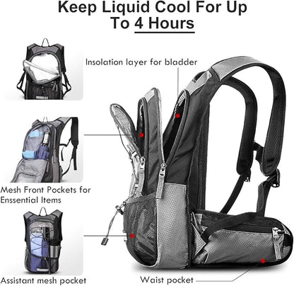Mothybot Hydration Pack, Insulated Hydration Backpack - Image 2