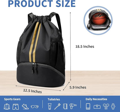 JELUTAR Drawstring Backpack Gym Bag - Image 2