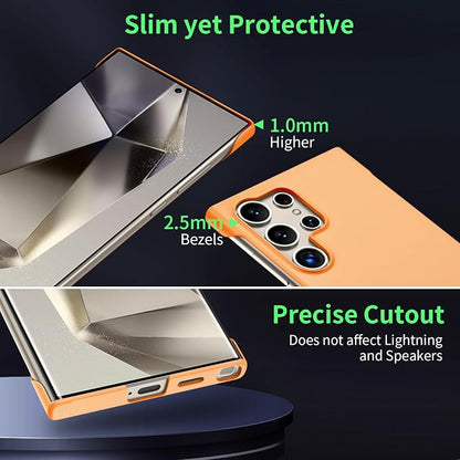 GRECAZO Slim Borderless for Samsung Galaxy S25 Ultra Phone Case 6.9" Ultra-Thin - Image 5