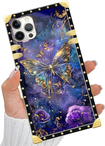 Compatible with iPhone 11 Pro Max Case, Glistening Golden Butterfly Vibrant - Image 5