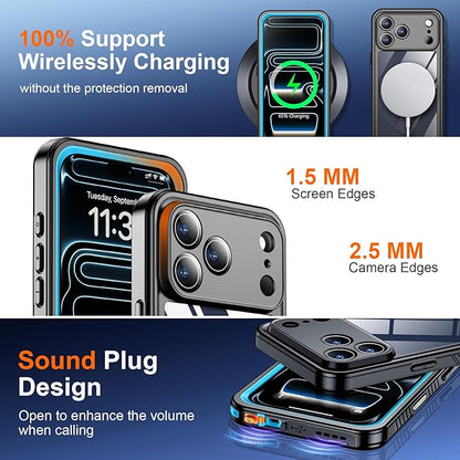 SPIDERCASE for iPhone 17 Pro Case Waterproof, Built-in Lens & Screen Protector - Image 5