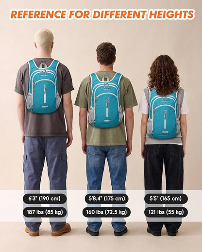 Seektop Small Hiking Backpack Expandable 12L-15L, Lightweight Packable - Image 4