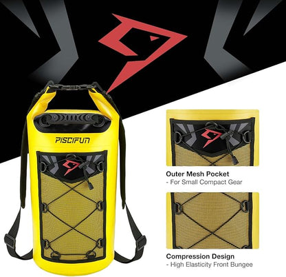 Piscifun Dry Bag, Waterproof Floating Backpack 10L/20L/30L/40L - Image 6