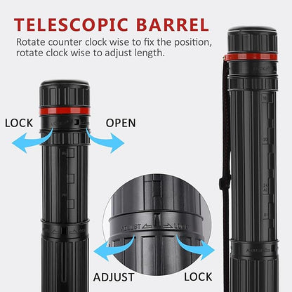 DEWEL Post Tube Expands from 30”to 51”, Waterproof Blueprint Holder Telescoping - Image 5