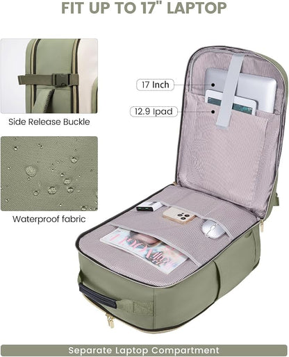 LOVEVOOK 50L Travel Backpack for Women & Men, Airline Approved Carry On Luggage - Image 9