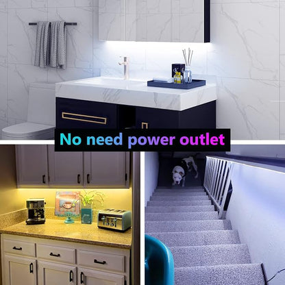 WOBANE Rechargeable LED Strip Light, 2000mAH Battery Powered Color Changing - Image 8