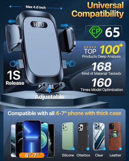 【98+LBS Strongest Suction & Military-Grade】Ultimate Car Phone Mount【Patent & - Image 6