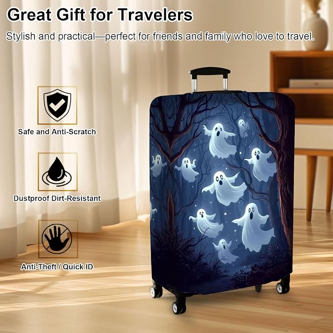 Luggage Cover Protector for 19-20 Inch Suitcases, TSA Approved Elastic Travel - Image 7