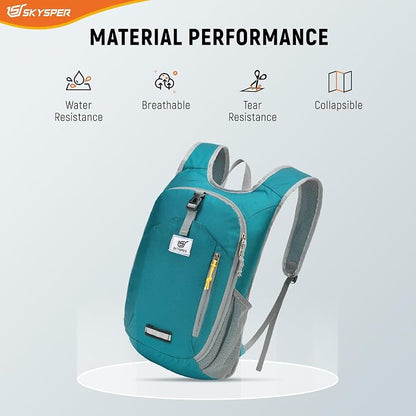 SKYSPER 10L Hiking Backpack Small Foldable Daypack Packable Lightweight Hiking - Image 4