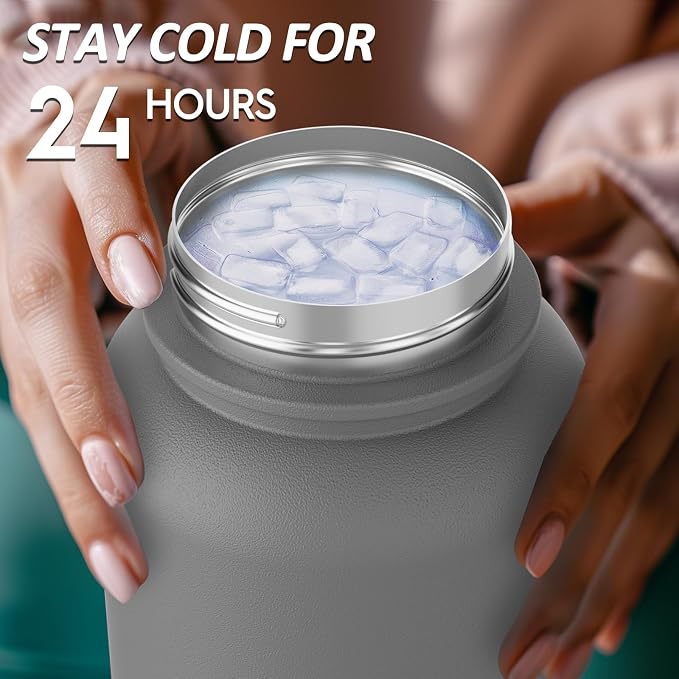 Navigate 40 oz Insulated Stainless Steel Sports Water Bottle - Image 7