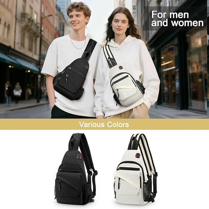 Crossbody Bag Casual Sling Bag for Men, Convertible Backpack, 3-in-1 Anti-Theft - Image 2