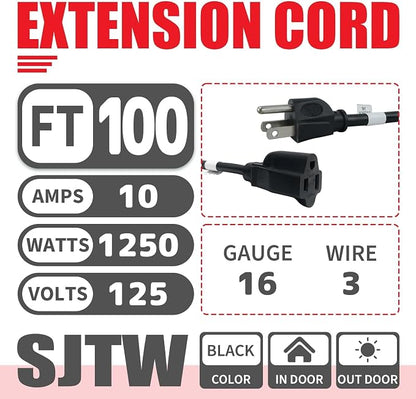 EP 100 Ft Outdoor Extension Cord - Image 2