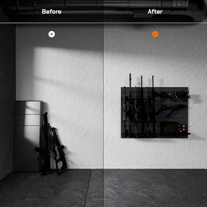 Hold Up Displays Gun Wall Mount Display, Modular Tactical Wall - Image 2
