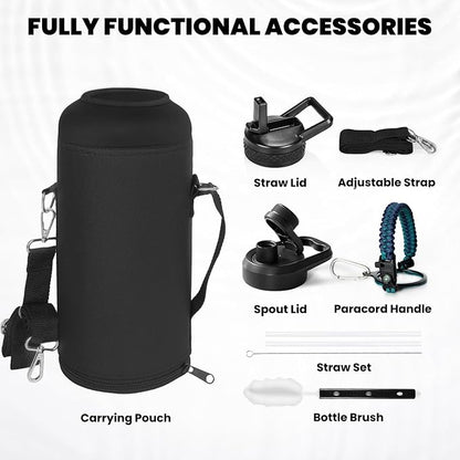 RAYMYLO Insulated Water Bottle 87 oz, Triple Wall Vacuum Stainless Steel - Image 6