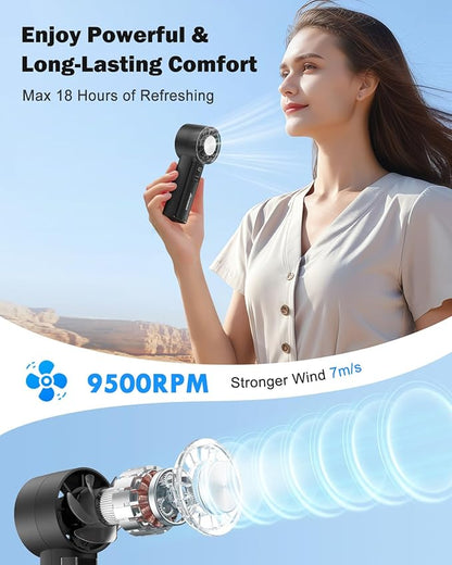 AMACOOL Handheld Fan with Ice Cooler, Mothers Day Gifts - Image 4