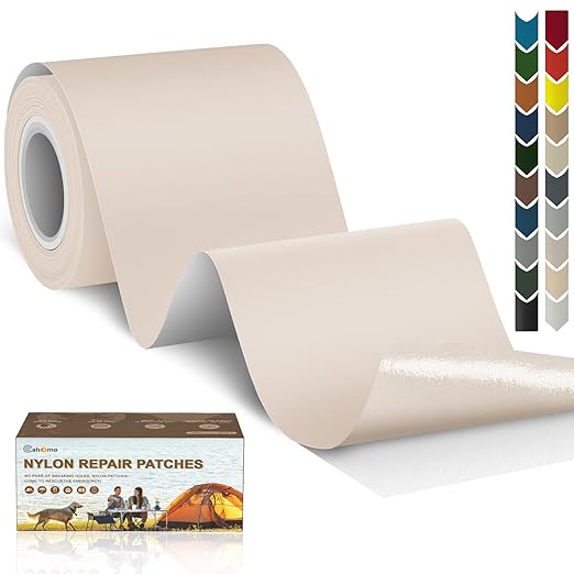 3x79 Nylon Repair Patch Nylon Repair Tape Self Adhesive Fabric Tapes Outdoor by Cahomo