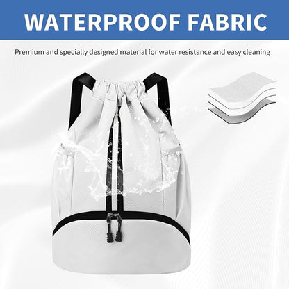 JELUTAR Drawstring Backpack Gym Bag - Image 3