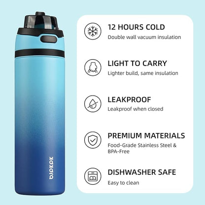 BJPKPK 25oz Insulated Water Bottle - Image 3