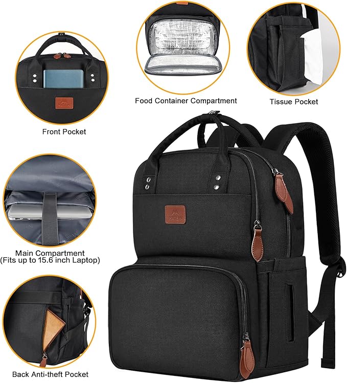 MATEIN Work Backpack for Women, Insulated Cooler Backpacks - Image 6