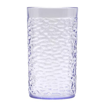 G.E.T. 3316-CL Heavy-Duty Shatterproof Plastic Pebbled Tumbler, 16 Ounce - Image 3