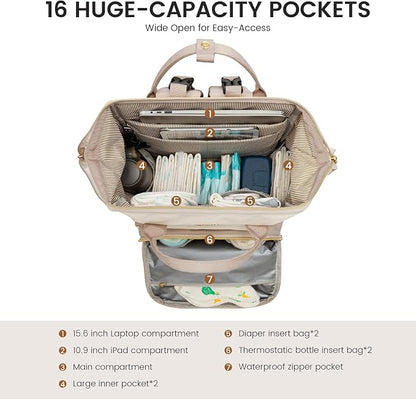 LOVEVOOK Diaper Bag Backpack, Baby Bag - Image 2