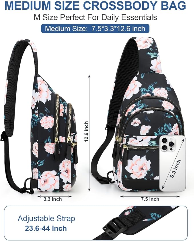 Capolo Sling Bag for Women Men Waterproof Crossbody Bags for Women Trendy - Image 3