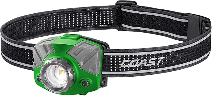 COAST FL75R Rechargeable 530 Lumen Dual Color Focusing LED Headlamp by Coast