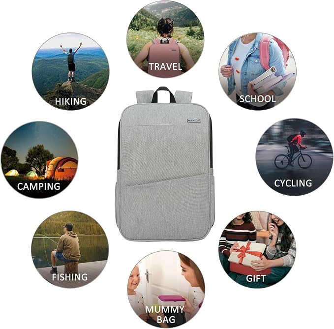 MAXTOP Deep Storage Laptop Backpack Business Anti-theft Backpacks College - Image 5