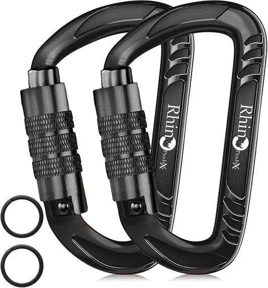 Rhino Produxs 12kN Heavy Duty Carabiner Clips, by Rhino+Produxs