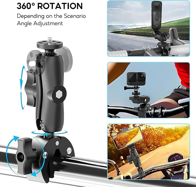 Reflex Camera 23 in 1 Motorcycle Action Camera Accessories Kit Compatible - Image 2