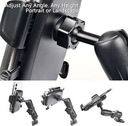 VAUBORTTI 1" Ball Phone Mount – Aluminum Alloy Arm & Base, Double Ball Joint - Image 5