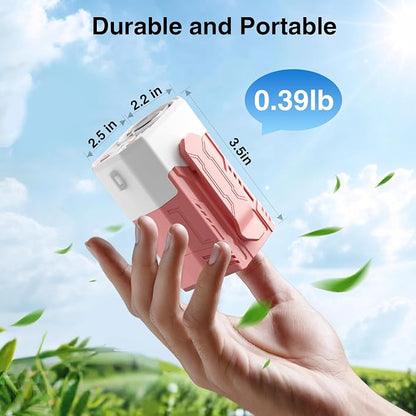 Portable Fan 4000mAh Rechargeable, 4 Speeds 13000RPM Strong Airflow, Personal - Image 7