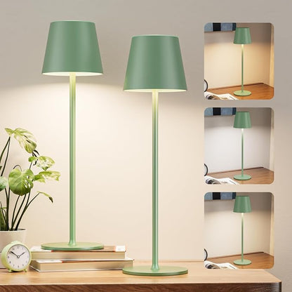Kakanuo Cordless Table Lamp Rechargeable Green - Image 7