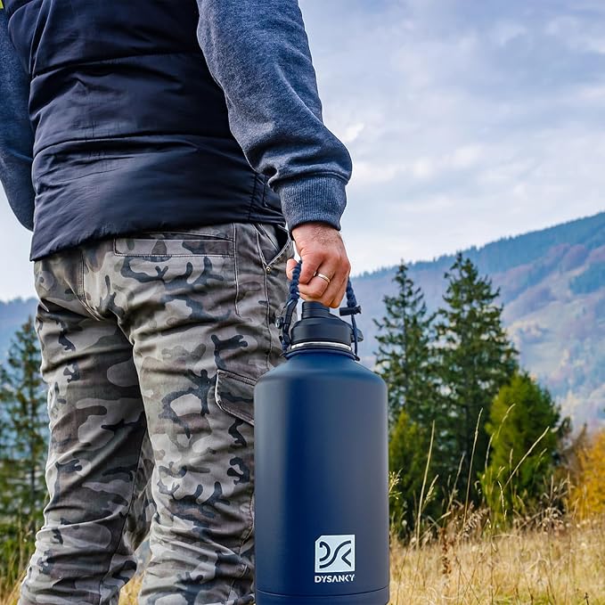 DYSANKY 1 Gallon Water Bottle Insulated | Thickened Stainless Steel Vacuum - Image 4