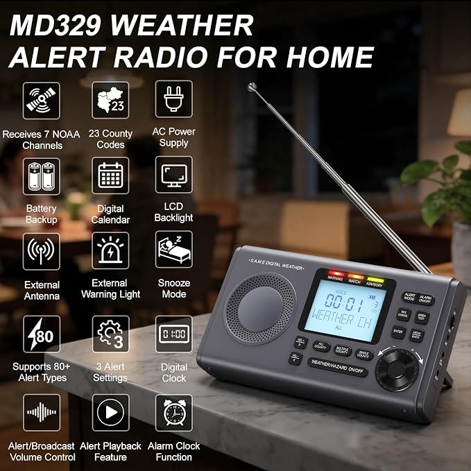 RunningSnail NOAA Weather Alert Radio - Image 9