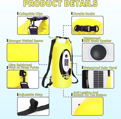 FELICON Solar/Battery Multi-Functional Backpack - Image 9