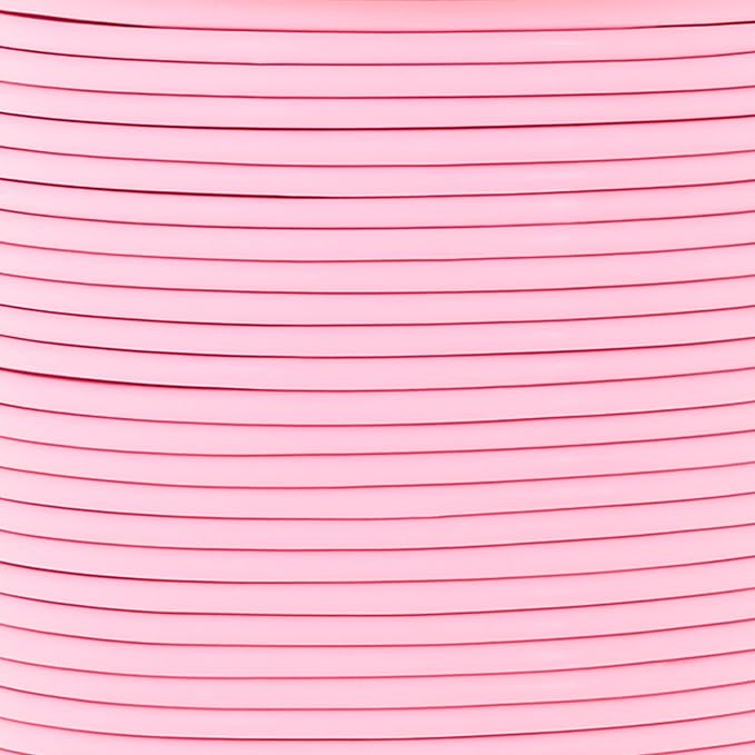 Mandala Crafts Round Genuine Pink Leather Cord - Image 3