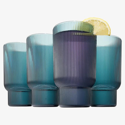 Shatterproof Acrylic Tall Drinking Glasses Set, European Style, Dishwasher Safe - Image 2