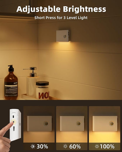 EZVALO Motion Sensor Stair Lights Indoor, Rechargeable Night Lights - Image 5