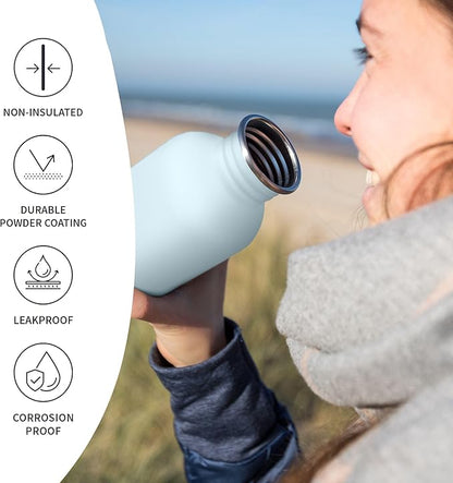 Bambaw 500 ml Stainless Steel Water Bottle, Non-Insulated, 50 cl Children's - Image 3