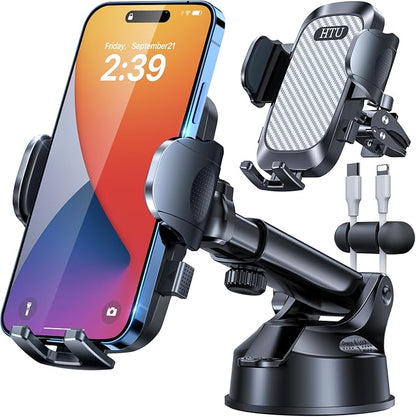HTU 2026 Ultimate Best【True Military-Grade & Safety Cert】Car Phone by HTU15yearsincarmounts