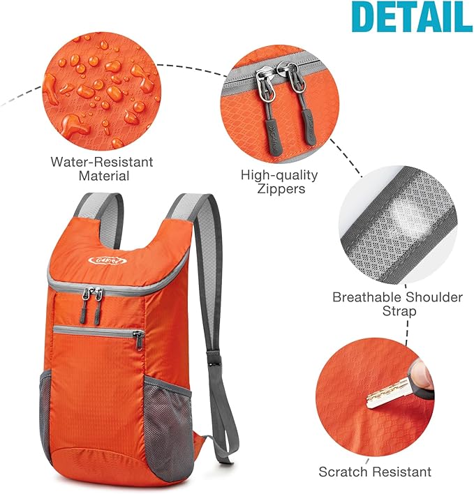 G4Free Lightweight Packable Hiking Backpack - Image 6