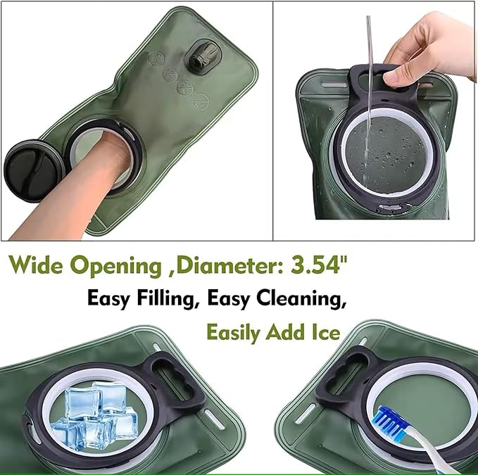Largest Water Hydration Bladder, 3L Water Bladder - Image 5